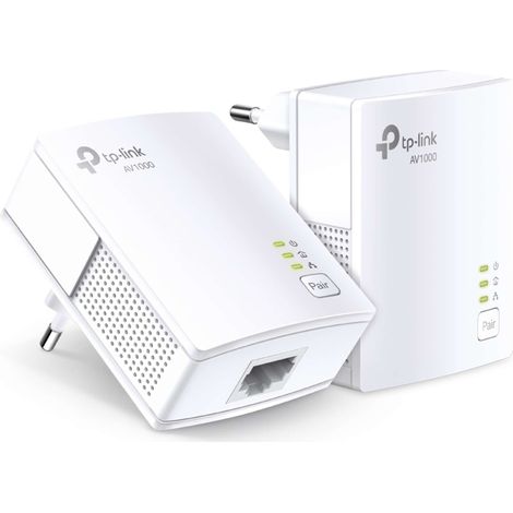 TP-Link TL-PA7017 KIT adattatore di rete PowerLine 1000 Mbit/s Collegamento ethernet LAN Bianco 2 pz (1/4)