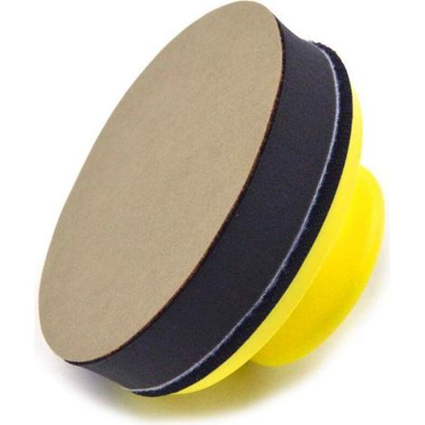Tampon Polissage - Velours Doux Auto-adhésif - 5 Pouces - 8 Trous - Pour Disques Incurvés - Lot de 2 (1/5)