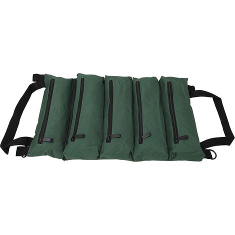 Sac à Outils, Sac D'électricien Portable en Toile pour Organisateur De Rouleau D'outils De Matériel Multi-Poches pour L'entretien des Réparations (1/5)