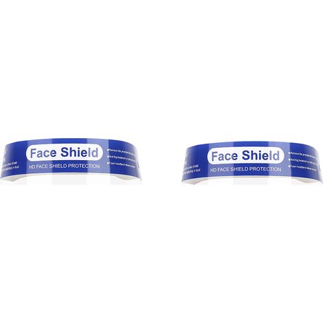 Ecran Facial De Protection - En Matériau Apet Résistant Aux Chocs - Pour Laboratoire Et Industrie - Lot De 2 Pièces (1/5)