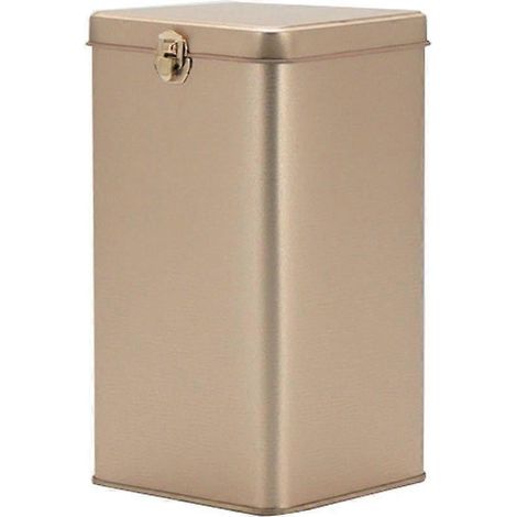 Boîte à thé pratique en métal, boîte à thé en fer-blanc, pot de rangement pour thé domestique (1/3)