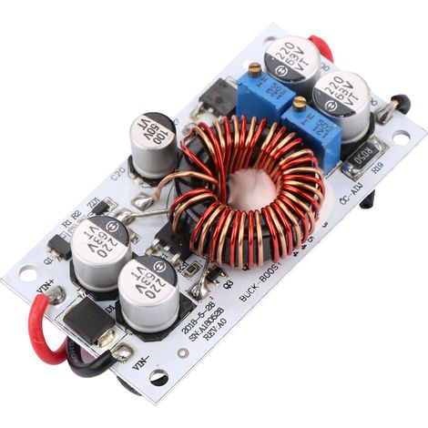 Alimentation DC-DC, alimentation élévatrice réglable multifonctionnelle pour voiture, chargement solaire, réverbère LED (1/5)