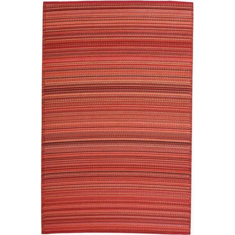 Tapis Cancun - L 240 x l 300 cm - Rouge - Livraison gratuite