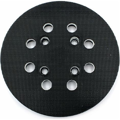 Sanding pad for Bosch (Ø 125 mm, medium hardness with accessory system for eccentric sander PEX 300/400 AE / 4000 AE / Advanced Orbit 18