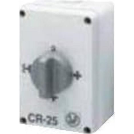 CR-25 Conmutador 25 amps Levier de charnière Poussoir rotatif 1 voie Manuel Touch Serre-joint Plastique 1 unité