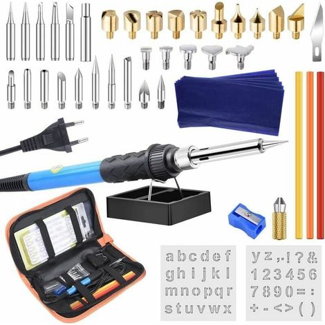 Pyrography Kit, Professional Wood Engraving Tool with Soldering Iron (1/5)