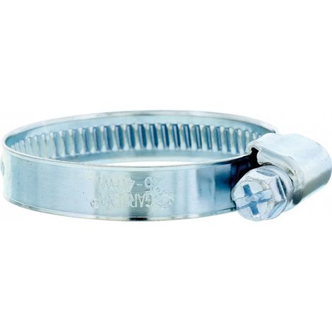 Abrazadera de tornillo sin fin de acero galvanizado - Rango de abrazadera 25-40 mm 1" GARDENA (1/2)
