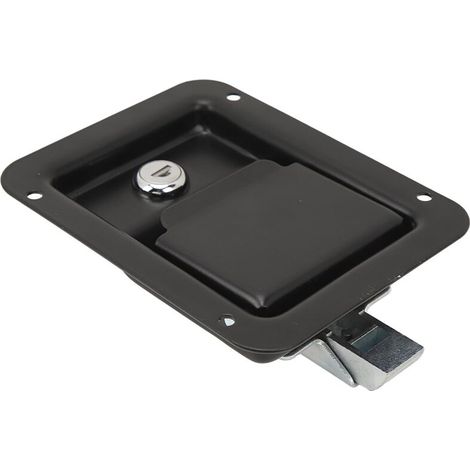 Toolbox Handle Latch, Steel Construction Trailer Pallet Door Lock with Flush Mount and Wide Application for Trucks (1/5)