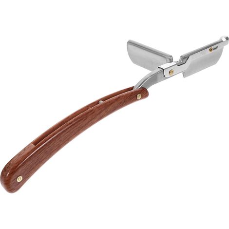 Rasoio manuale da uomo con impugnatura ergonomica in ABS e lama in acciaio inossidabile, leggero, per una rasatura precisa a casa e in viaggio, disponibile in diversi stili. (1/5)