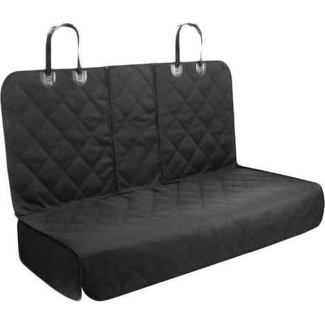 Housse de Protection pour Siège Arrière de Voiture Noir pour Chien, Animal de Compagnie, Enfant, Passagers de Taxi Protège des Rayures, Imperméable Taille Universelle (1/4)