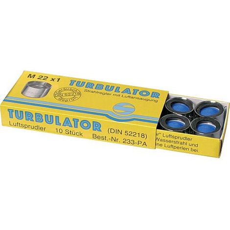 Mousseur avec aspiration d'air M 22 x 1femelle 10 pcs avec marque de controle (1/2)