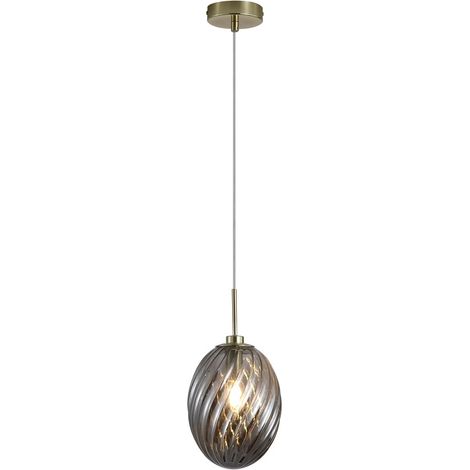 Suspension Whirl verre fumé - 24141SM (1/3)