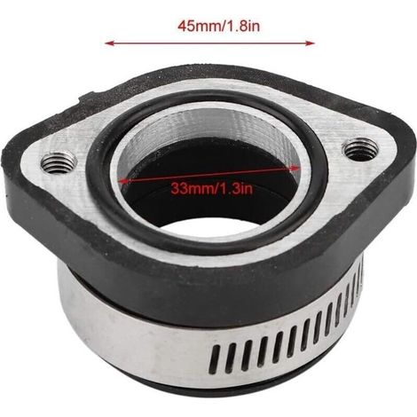 Carburetor, motorcycle carburetor intake manifold gasket made of rubber, suitable for VM24
