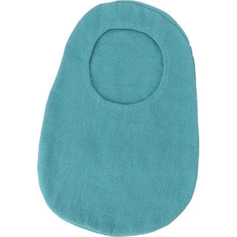 Housse de poche de colostomie en coton respirant, lavable pour soins à domicile ou hospitaliers (1/5)