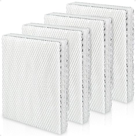 Filtres humidificateur lot 4, remplacement compatible modèles 300-768, accessoires filtration air pour appareil humidification maison