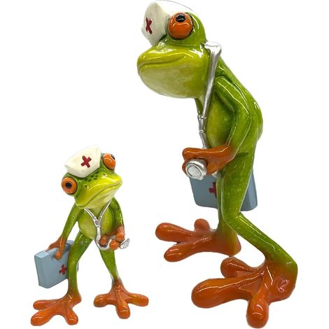 Décoration de jardin grenouille - grenouille de jardin - Sculpture en (1/5)