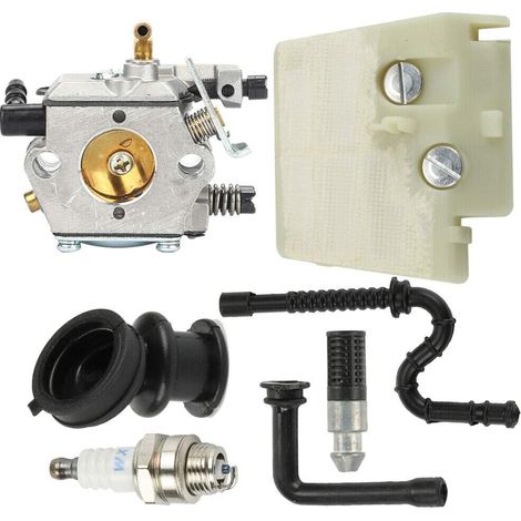 Kit de Carburateur, Bougie et Filtre à Air pour Tronçonneuse – Compatible avec Modèles Courants (1/4)