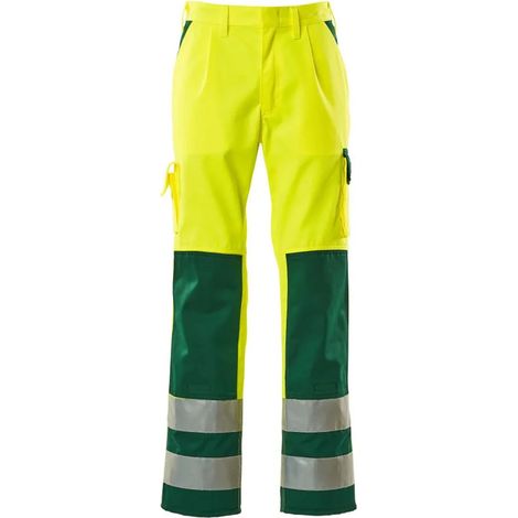 Pantaloni da lavoro Mascot safe compete cuciture triple alta visibilità
