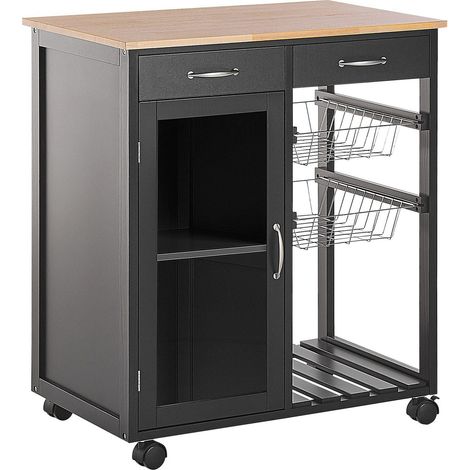 Kitchen Trolley BOVES Black