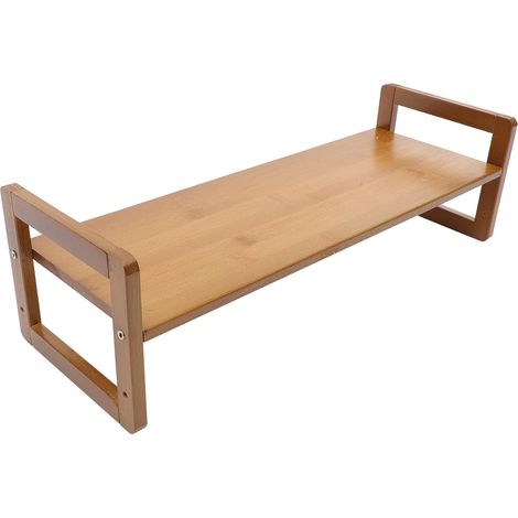 Support Résistant à L'abrasion Ordinateur Portable pour Rehausseur en Bois Design Ergonomique pour Écran de Bureau Maison Bureau (1/5)