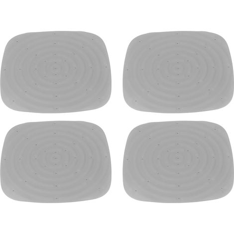 4 x Chicken Nesting Cushions, Nesting Box, Chicken Coop Mat, Washable Nest Box Liner, Chicken Nest Mat, Floor Mat for Children (Grey) (1/5)