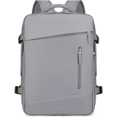Sac à dos de voyage, conforme aux dimensions des bagages cabine, idéal pour les voyages en avion, le camping et la randonnée, sac à dos professionnel pour ordinateur portable (homme).