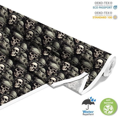 TESSUTI DECORATIVI PER ESTERNI OXFORD - Motivo Teschio I DX4629 (1/5)