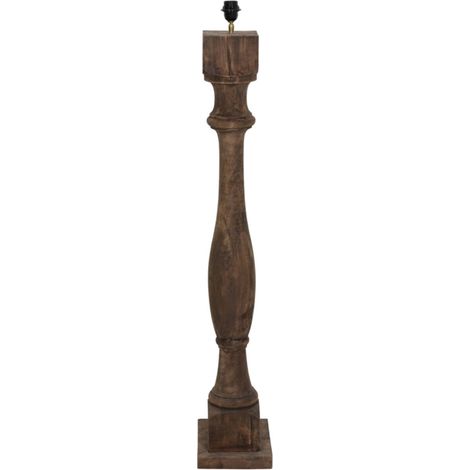 Light & Living - stehlampe - Robbia - braun - holz - einzelne