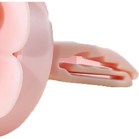 Diffuseur de parfum pour grille d'aération de voiture, en forme de petite fleur, avec clip de fixation et motif cochon. Idéal pour décorer l'intérieur de votre voiture. (1/5)