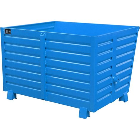 Benne d'empilage Bauer Südlohn BSK 150, peinte, bleu clair