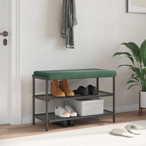 vidaXL Cojín de banco Terciopelo Verde Mar Profundidad 35 cm (1/5)
