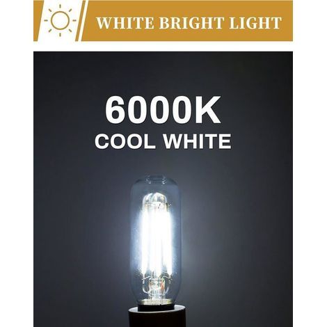 Ampoule Hotte Aspirante 40W de Remplacement Incandescent, E14 T25 LED 4W Ampoule de hotte, Blanc, 6000K, Paquet de 2 (1/4)