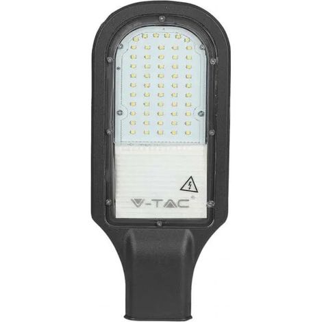 V-TAC Armatura Lampione Stradale LED Chip Samsung 30W Colore Grigio scuro IP65 / SKU 21537 - SKU 21538 Bianco Naturale (1/5)
