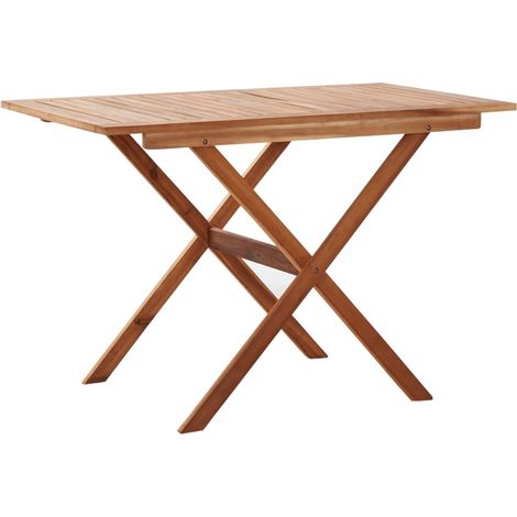 Table de jardin 110x67x74 Bois d'acacia massif (1/5)