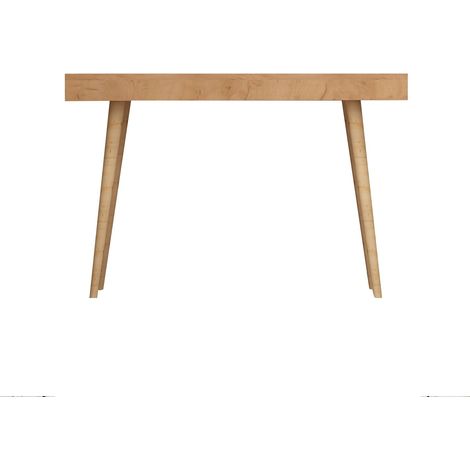 Bureau en bois "Valencia" - 100 x 60 x 74 cm - Marron