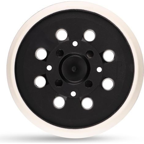 Plateau de Ponçage 125 mm, Plateau Ponceuse pour Bosch, Plateau Ponceuse Compatible 125 mm pour Bosch PEX 300/400 AE Ponceuse Excentrique (1/5)