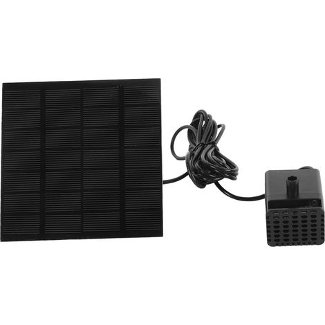 Kit pompe fontaine photovoltaïque extérieure compacte immergible abreuvoir oiseaux bassin jardin piscine hauteur 120 cm (1/5)