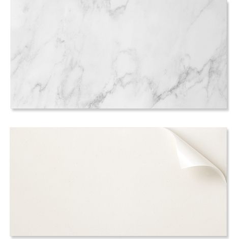 Baldosas de vinilo autoadhesivas para habitaci贸n de adolescente con estampado de m谩rmol, 10x40x20 cm.