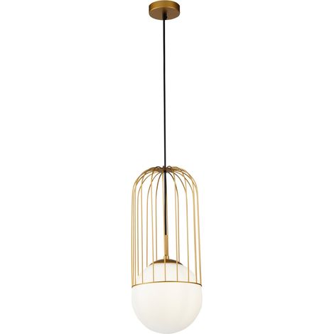Lampada pendente Pendant in Metallo Telford Oro (1/2)