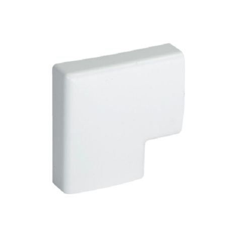 Angolo piano 52×20 mm per canalina di derivazione elettrica industriale