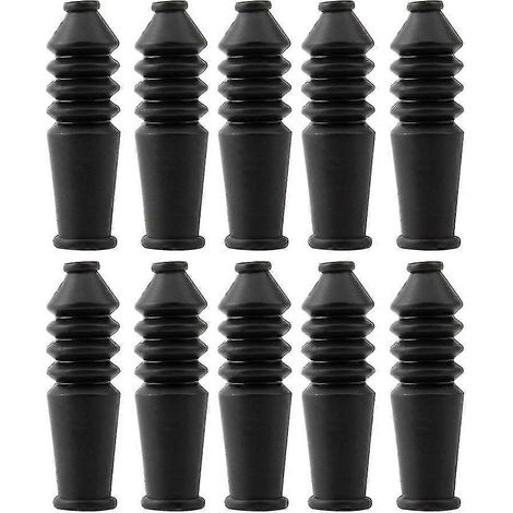 Convient pour 10 manchons de protection anti-poussière pour câbles de freins V-Brake pliables de VTT (noir). (1/3)