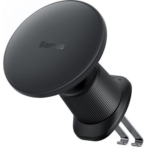 Soporte para iPhone para coche con cargador inductivo de 15 W para rejilla de ventilación - negro (1/5)