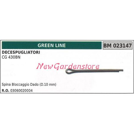 Spina bloccaggio dado coppia conica GREENLINE decespugliatore CG 430BN 023147