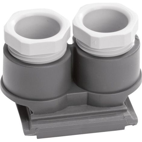 BERKER 4011334423102 18893505 INSERTION DE CÂBLE 2 X M20 G MAT W.1