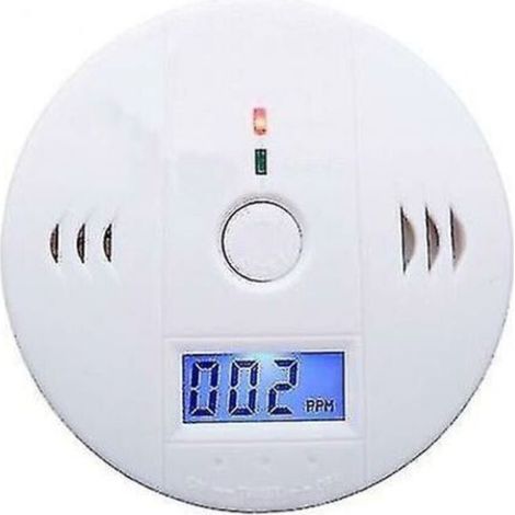 Largeight – Détecteur de fumée et monoxyde de carbone 85 dB – Alimentation sur secteur – Fixation murale – Matériau ABS blanc – Taille 10x10x4 cm (1/3)