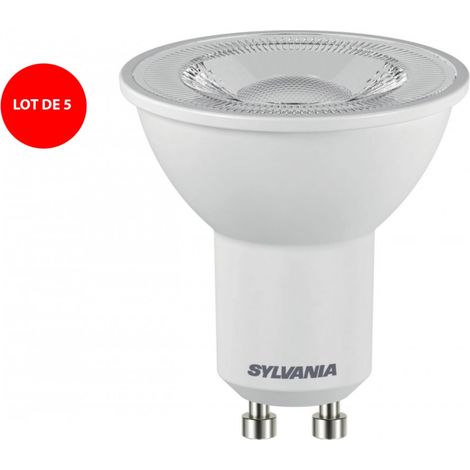 Lote de 5 lámparas Gu10 LED Refled Es50 345lm 36° 3000k - Sylvania