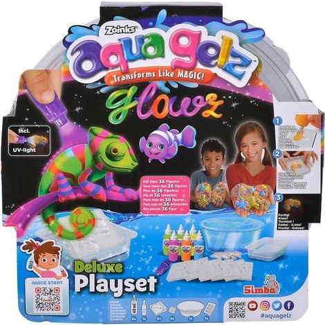 Set Aqua Gelz Deluxe fosforescente