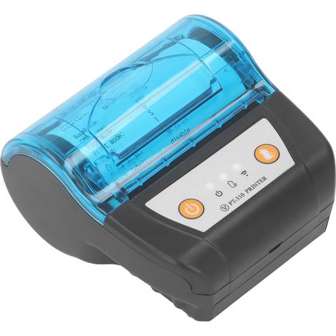 Imprimante de reçus Bluetooth 80 mm, imprimante d'étiquettes portable, imprimante thermique sans fil avec batterie intégrée (1/5)