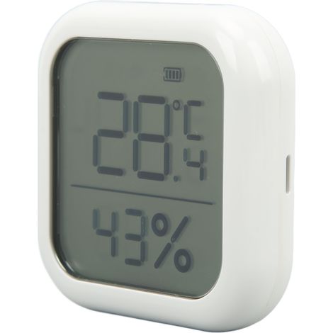 Intelligenter Temperatur- und Feuchtigkeitssensor, drahtloses digitales Thermometer-Hygrometer mit Smartphone-Verbindung über ZigBee (1/5)
