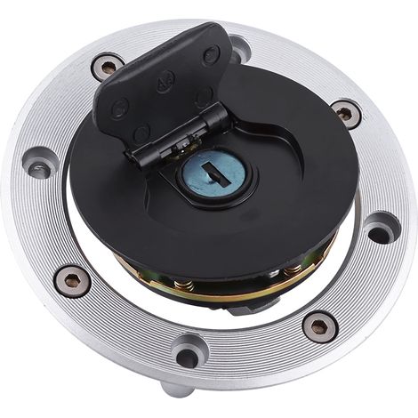 Tankdeckel aus Aluminium mit 2 Schlüsseln für Suzuki GSXR 600 750 Hayabusa GSXR1300 (1/5)